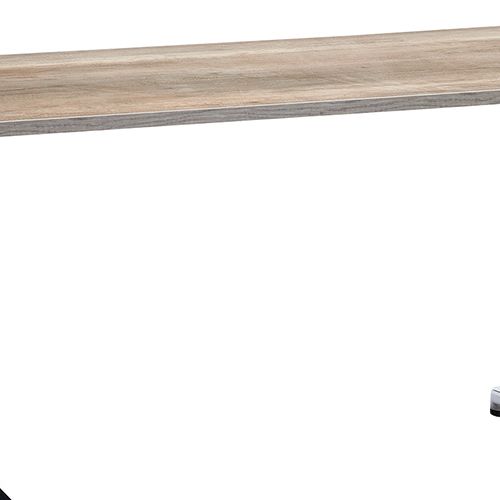 【廃番】会議用テーブル 2本T字脚テーブル AL-1575 W1500×D750×H700(mm) ブラックカラー＆アルミダイキャストベース脚商品画像8