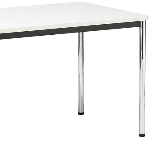 会議用テーブル アイコ AOTMF-1575-70 W1500×D750×H700(mm) メッキ仕上げ φ38.1mm丸脚テーブル商品画像6