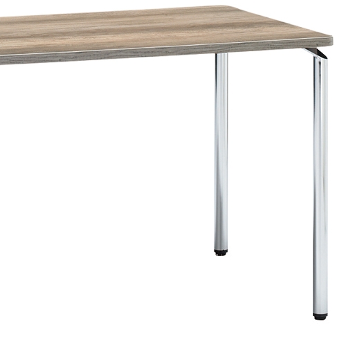 会議用テーブル アイコ AR-1275 W1200×D750×H700(mm) クロームメッキ4本脚テーブル リフレッシュ・ラウンジテーブル商品画像6