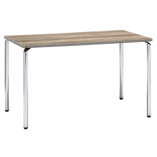 会議用テーブル アイコ AR-1275 W1200×D750×H700(mm) クロームメッキ4本脚テーブル リフレッシュ・ラウンジテーブルのメイン画像