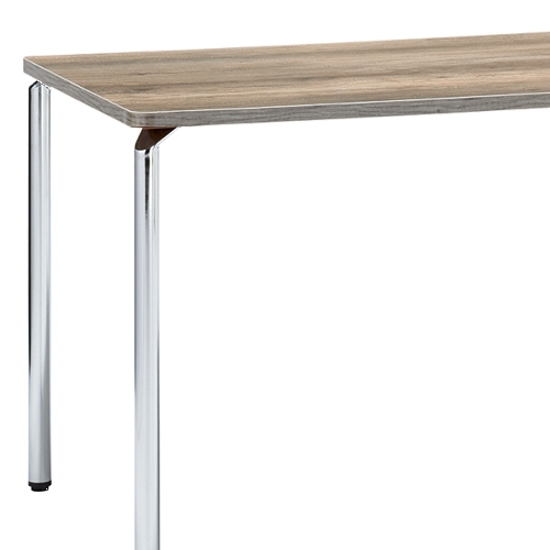 会議用テーブル AR-1575 W1500×D750×H700(mm) クロームメッキ4本脚テーブル リフレッシュ・ラウンジテーブル商品画像5