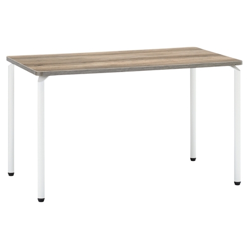 会議用テーブル アイコ ARW-1275 W1200×D750×H700(mm) ホワイト粉体塗装4本脚テーブル リフレッシュ・ラウンジテーブルのメイン画像