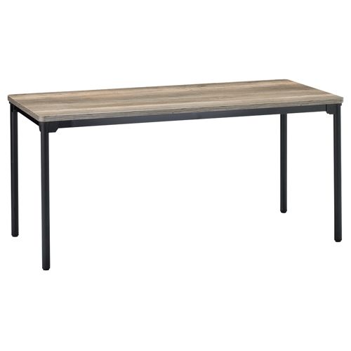 【廃番】会議用テーブル 4本脚テーブル スチールパイプ・ブラック塗装 ATB-1575 W1500×D750×H700(mm)のメイン画像