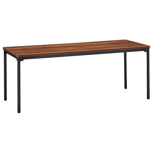【廃番】会議用テーブル 4本脚テーブル スチールパイプ・ブラック塗装 ATB-1875 W1800×D750×H700(mm)のサムネイル
