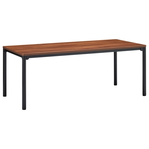 【廃番】会議用テーブル CTH-1890-M10 W1800×D900×H700(mm) ブラックカラー塗装4本脚テーブルのメイン画像