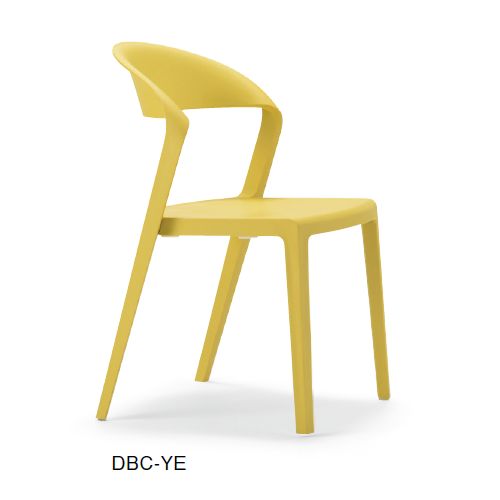 【廃番】スタッキングチェア アイコ DBC デュオブロック 肘なし 強化P.P.樹脂成形品商品画像4