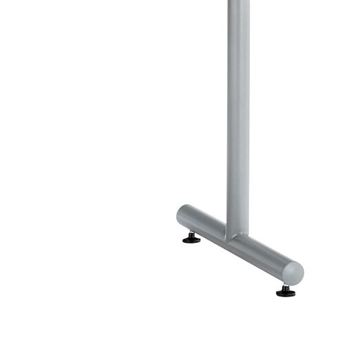 【廃番】会議用テーブル 2本T字脚テーブル MTS-1575 W1500×D750×H700(mm) シルバーカラー脚商品画像8