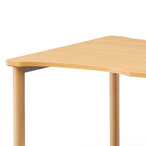 【廃番】介護テーブル NSTテーブル 凹み形天板 NST-1612 W1600×D1200×H700(mm)商品画像4