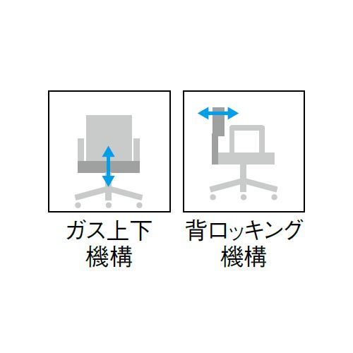 チェア アイコ OA-1055EJ セミローバック サークル肘付き商品画像10