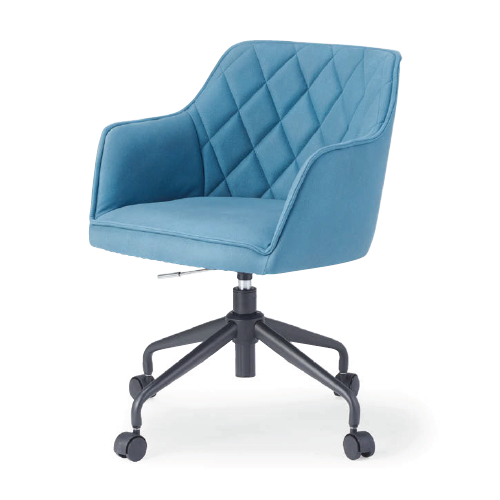 オフィスカジュアルチェア アイコ OC-538 キャスター脚 肘あり φ50ナイロン双輪キャスター ガスリフト上下調整機能商品画像3