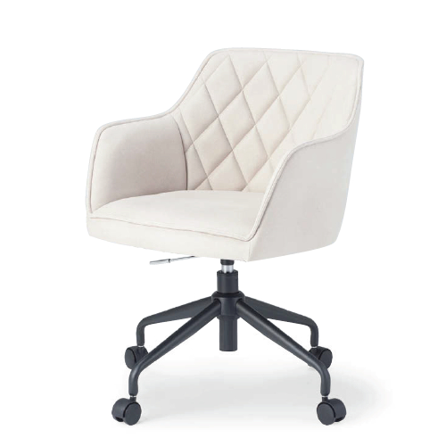 オフィスカジュアルチェア アイコ OC-538 キャスター脚 肘あり φ50ナイロン双輪キャスター ガスリフト上下調整機能商品画像6