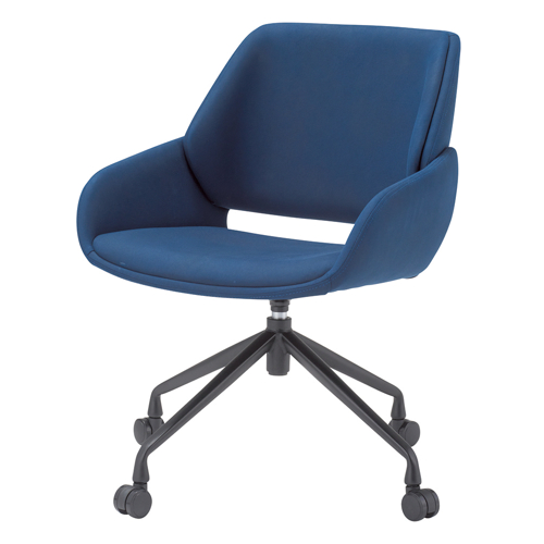 オフィスカジュアルチェア アイコ OC-558 キャスター脚 肘あり φ50ナイロン双輪キャスター商品画像2