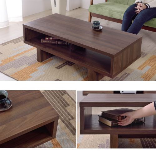 【廃番】センターテーブル AZUMAYA(東谷) KD Furnitureシリーズ ボックス型テーブル W1100×D500×H365(mm)商品画像6