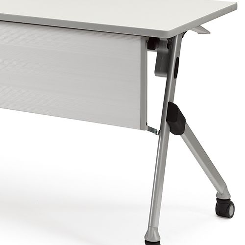 会議用テーブル アイコ SAKP-2145 W2100×D450×H720(mm) 平行スタックテーブル 棚なし・パネル付き商品画像10