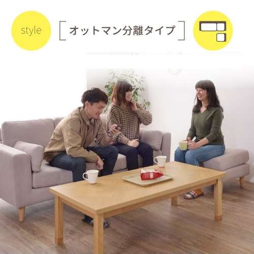 ソファ トルエ 3人掛けソファ AZUMAYA(東谷) ベージュカラー ポケットコイル カウチソファ SS-122BE商品画像9