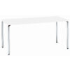 会議用テーブル アイコ AR-1575 W1500×D750×H700(mm) クロームメッキ4本脚テーブル リフレッシュ・ラウンジテーブル