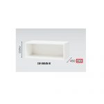 【取扱終了】オープン書庫 上置き用 ナイキ H350mm ホワイトカラー CWS型 CWS-0904N-W W899×D400×H350(mm)