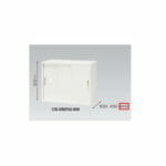 【WEB販売休止中】3枚扉 スチール引き違い書庫 ナイキ H700mm ホワイトカラー CWS型 CWS-0907H3-WW W899×D400×H700(mm)