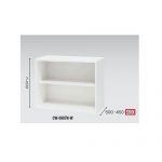 【取扱終了】オープン書庫 ナイキ H700mm ホワイトカラー CWS型 CWS-0907N-W W899×D400×H700(mm)