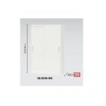 【取扱終了】スチール引き違い書庫 ナイキ H1400mm ホワイトカラー CWS型 CWS-0914H-WW W899×D400×H1400(mm)
