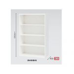 【取扱終了】オープン書庫 ナイキ H1400mm ホワイトカラー CWS型 CWS-0914N-W W899×D400×H1400(mm)