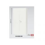 【取扱終了】両開き書庫 ダイヤル錠 ナイキ H1750mm ホワイトカラー CWS型 CWS-0918KD-WW W899×D400×H1750(mm)