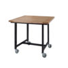ダイニングテーブル ワーカーテーブル W800×D800×H720(mm) 正方形天板 AZ-GUY-671