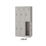 【取扱終了】ロッカー 6人用ロッカー ナイキ 3連2段 錠付き LK6N W900×D515×H1790(mm)