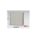 【取扱終了】スチール引き違い書庫 ナイキ H900mm NW型 NW-0909H-AW W899×D450×H900(mm)