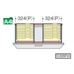 【WEB販売休止中】ナイキ CWS型・NWS型ファイル引き出し書庫用ハンギングセットE NWS-A4HFB