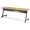 会議用テーブル SAG-1860 W1800×D600×H700(mm) サイドスタックテーブル 棚付き・パネルなし