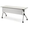 会議用テーブル SAKP-1560 W1500×D600×H720(mm) 平行スタックテーブル 棚なし・パネル付き