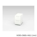 【取扱終了】ワゴン 2段 ナイキ XE型 XE046YC-W W395×D600×H611(mm)